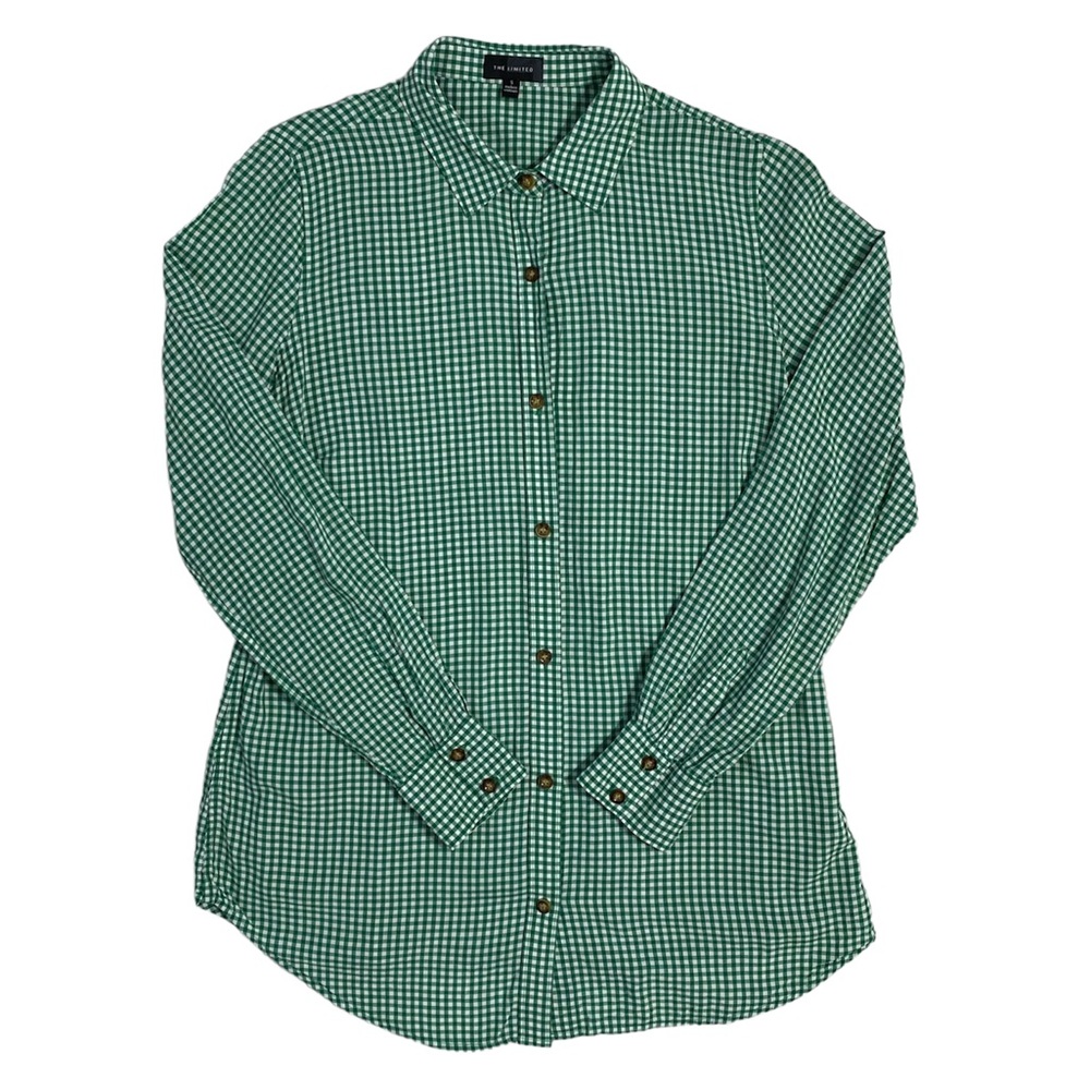 The Limited Shirt Plaid Checkered Shirt Small
